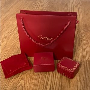 Cartier Bundle- Bag, 2 Boxes & Cloth Holder
